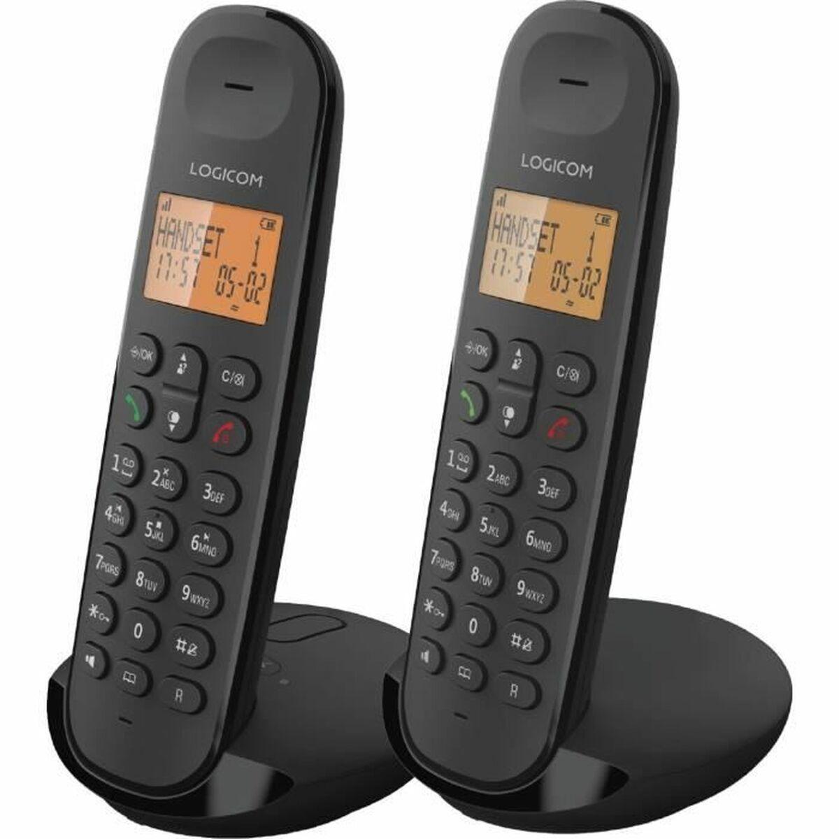 Trådløs fastnettelefon Logicom DECT ILOA 255T Duo - sort