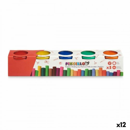 Modellervoks - Gul, Blå, Rød, Grøn, Orange (12 enheder)