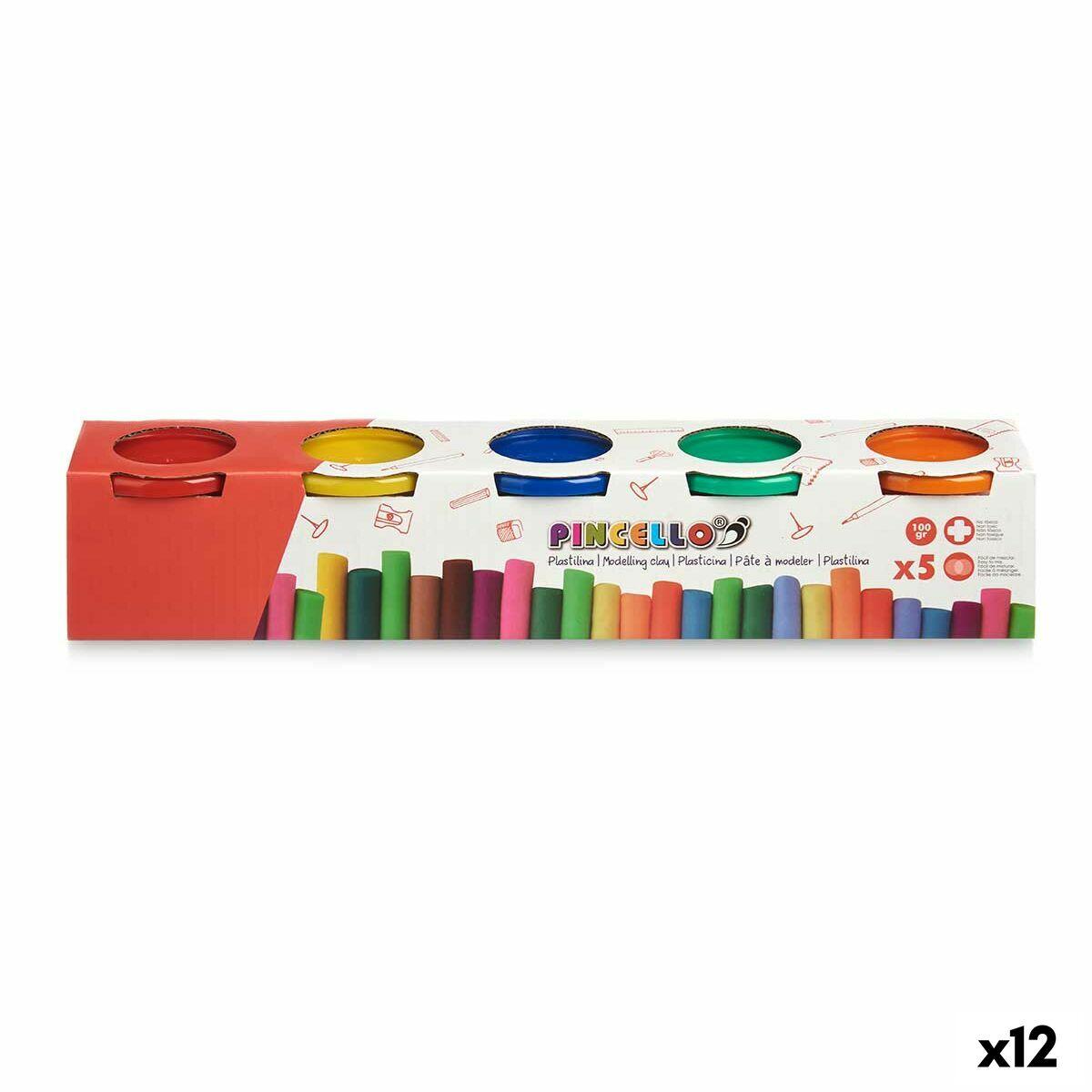 Modellervoks - Gul, Blå, Rød, Grøn, Orange (12 enheder)
