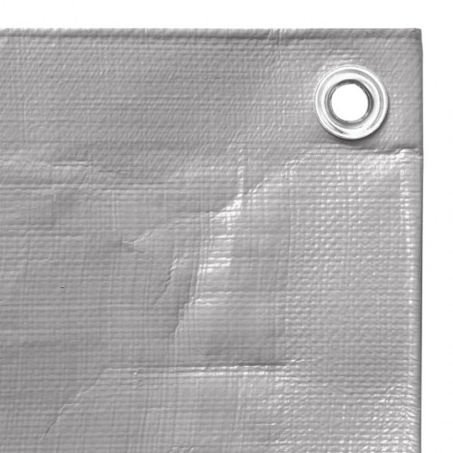 Presenning 4x5 m 260 g/m² HDPE grå
