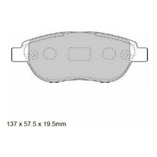 Bremseklodser (bremseskiver) Black Diamond PP590 Ventileret skive Frontal
