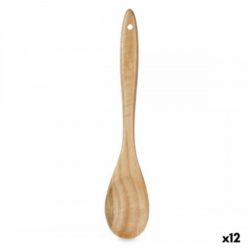Suppeske i træ Kinvara - natur, 7 × 35 × 2 cm (12 stk.)