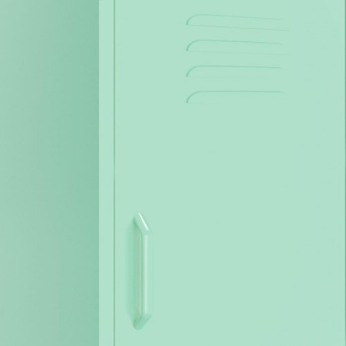 Opbevaringsskab 42,5x35x101,5 cm stål mintgrøn