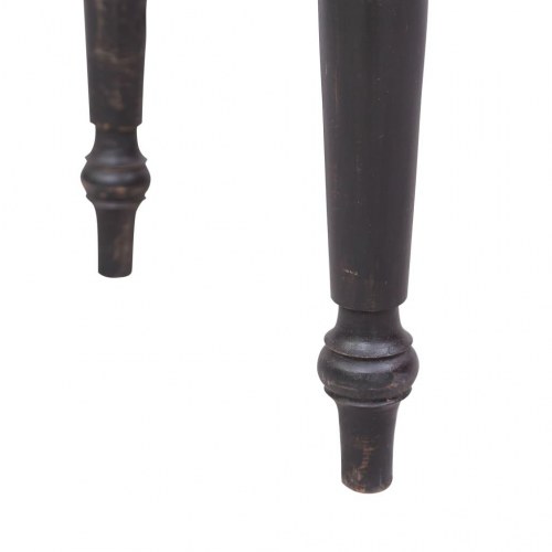 Skrivebord med 3 skuffer 117x57x75 cm massivt mahognitræ