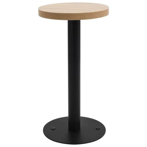 Bistrobord 40 cm MDF lysebrun