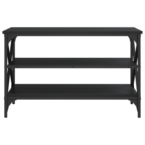 Tv-bord 80x40x50 cm konstrueret træ sort