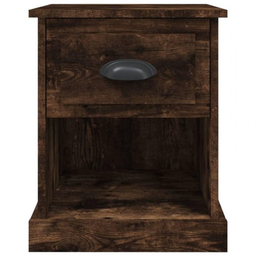 Sengeborde 2 stk. 39 x 39 x 47,5 cm - røget eg