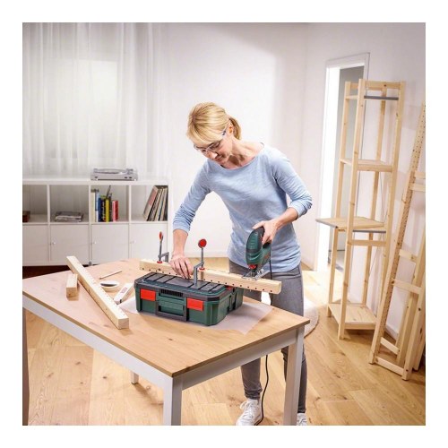 Bosch savbænk/arbejdsbord - grøn, stål, 90 × 90 cm