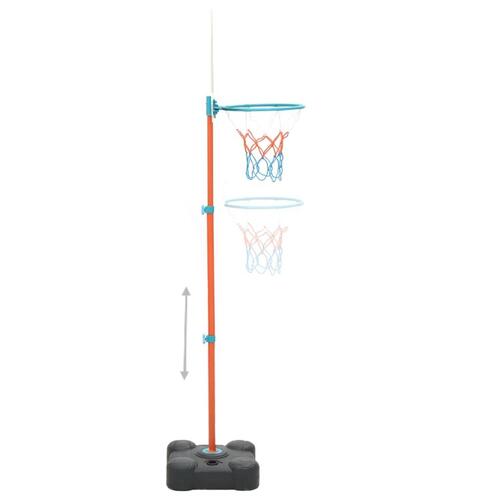 Bærbart basketballsæt justerbart 109-141 cm