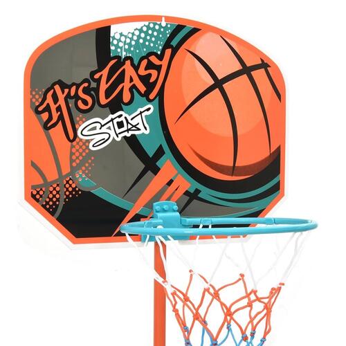 Bærbart basketballsæt justerbart 109-141 cm