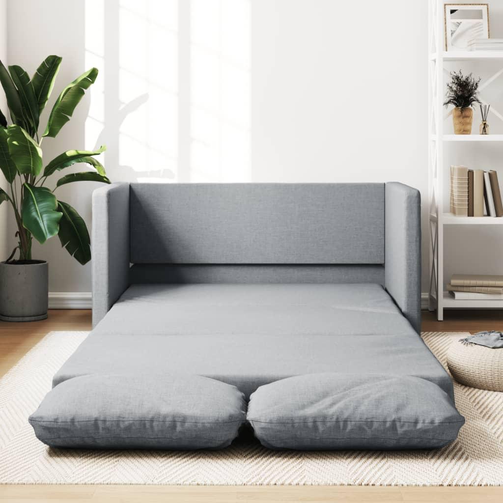 Sovesofa 112x174x55 Stof Lysegrå