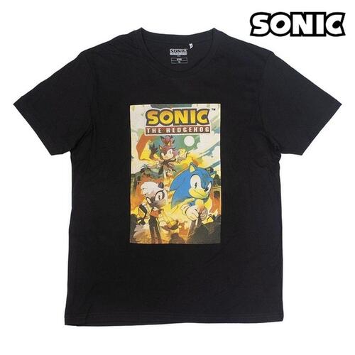 Kortærmet T-shirt til Mænd Sonic L