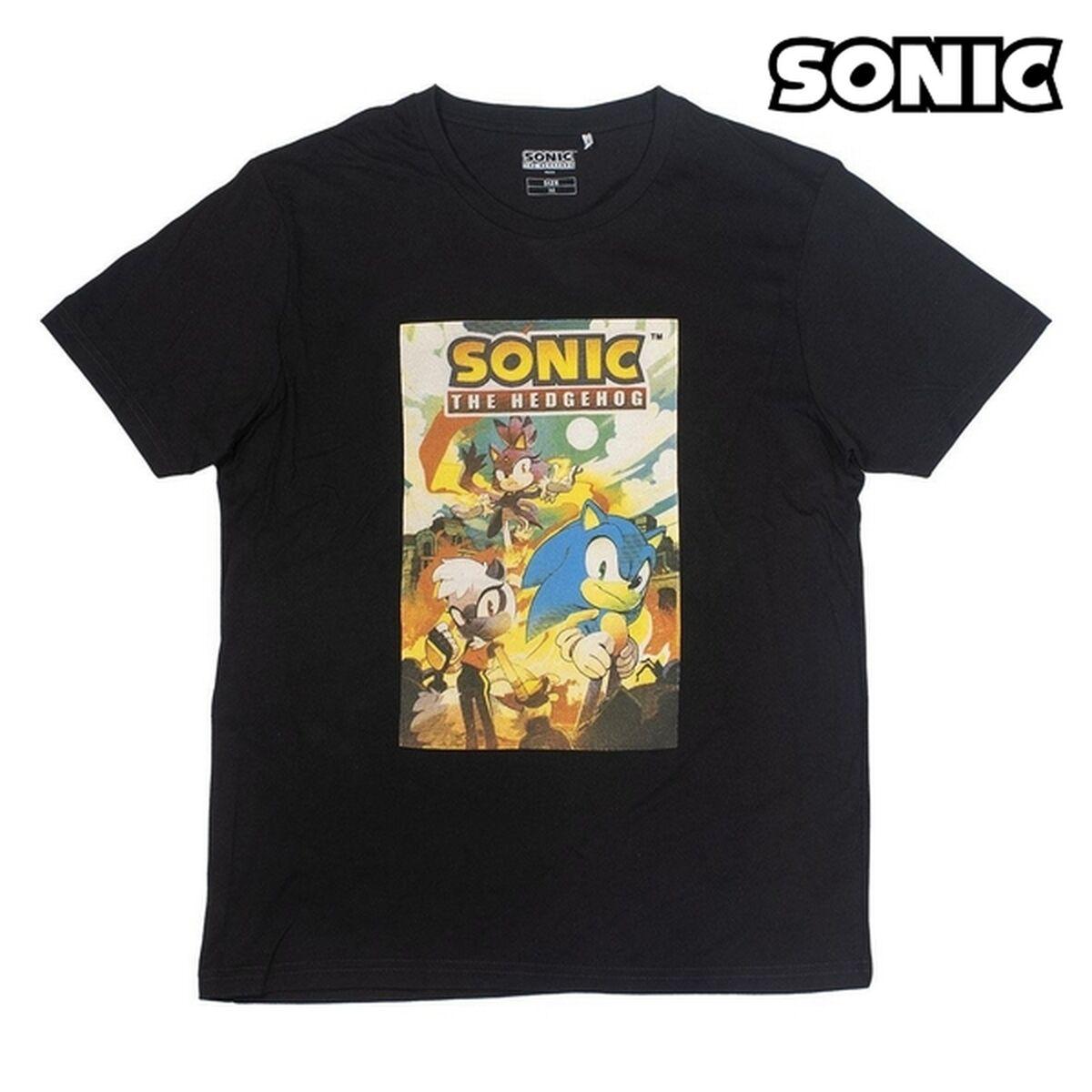 Kortærmet T-shirt til Mænd Sonic L