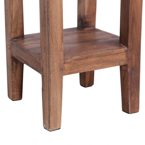 Plantebord 30x30x75 cm massivt mahognitræ