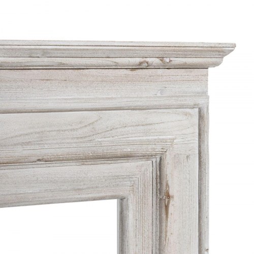 Kamin Hvid Gran Træ MDF 117 x 20 x 102 cm
