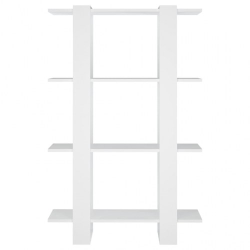 Bogreol/rumdeler 80x30x123,5 cm hvid