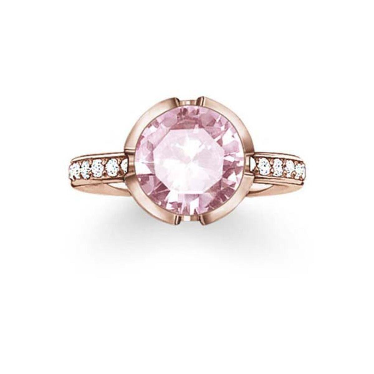 Thomas Sabo dame-ring TR2037-633-9, rosenguld/pink - str. 8