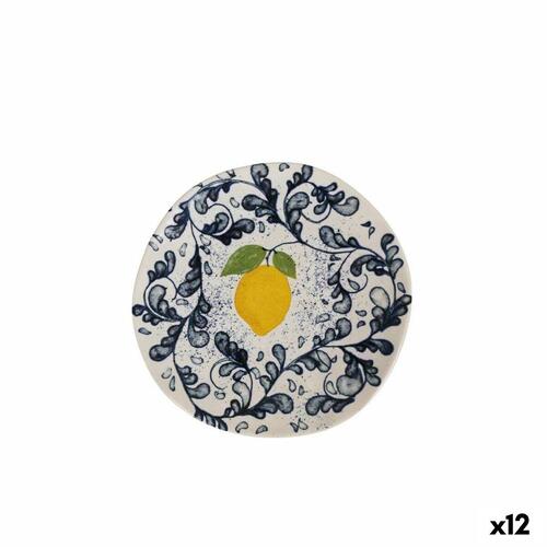 Desserttallerken La Mediterránea Iberica Limoi 20 x 20 x 2 cm (12 enheder)