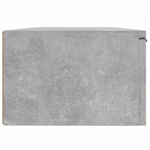 Vægskabe, 2 stk. - 68×30×20 cm i betongrå konstrueret træ
