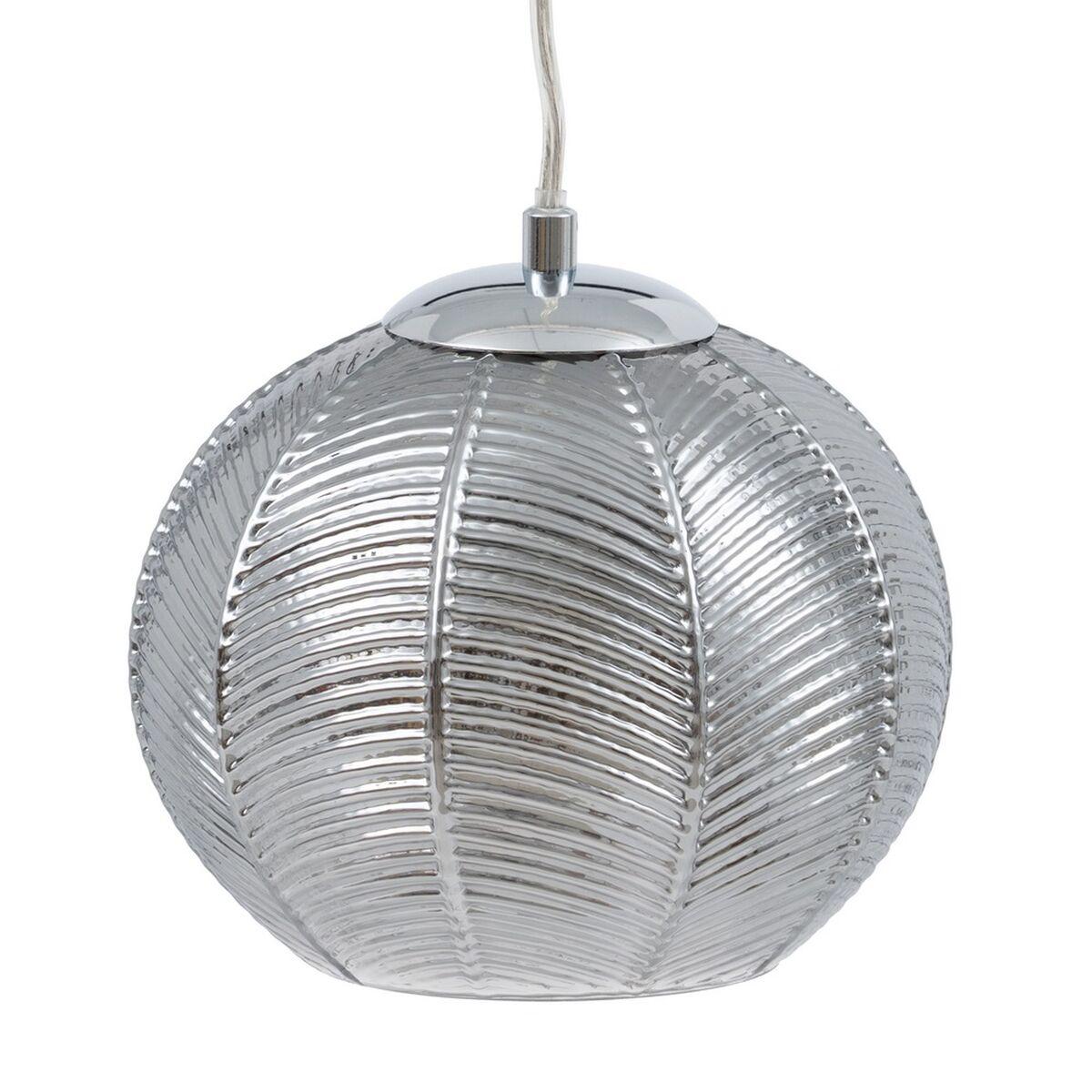 Loftslampe 20 X 20 X 15 5 Cm Krystal Sølv Jern Ø 20 Cm