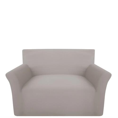 Sofaovertræk, stræk, beige, bomuldsjersey