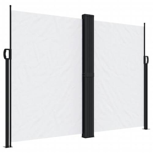 Sammenrullelig sidemarkise 180x600 cm hvid