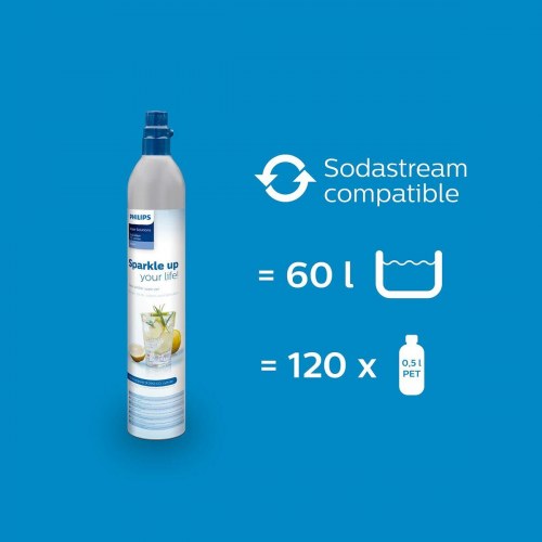 Philips ADD913/10 CO₂-cylinder til sodavandsmaskine - 60 l