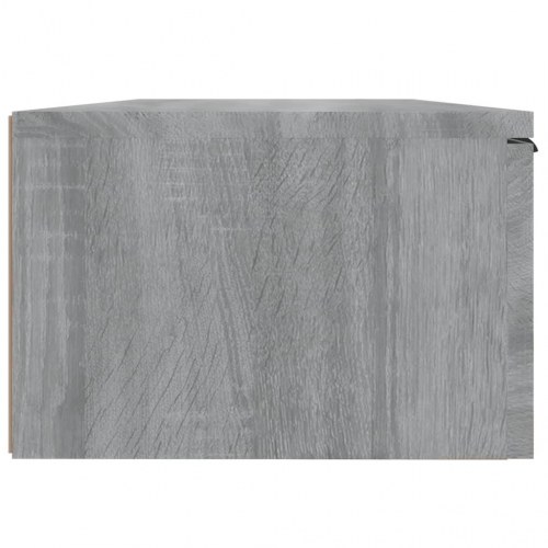 Vægskabe 2 stk. 68x30x20 cm konstrueret træ grå sonoma-eg