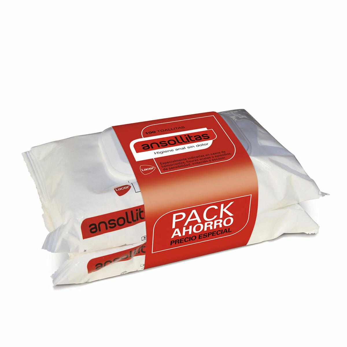 Intim vådservietter - Anso, 2 enheder