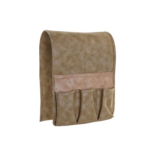 Fjernbetjeningsholder - brun/beige, polyuretan, 30 × 0,5 × 90 cm
