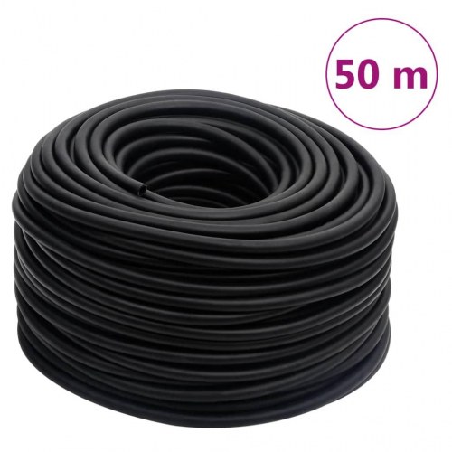 Hybrid luftslange 50 m - gummi/PVC, 0,6" (15 mm) - sort