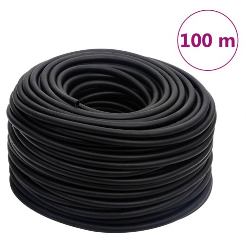 Hybrid luftslange 100 m - gummi/PVC, 0,6" (15 mm) - sort