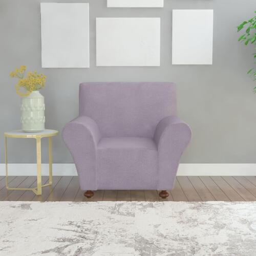 Sofaovertræk, stræk, gråt, polyesterjersey