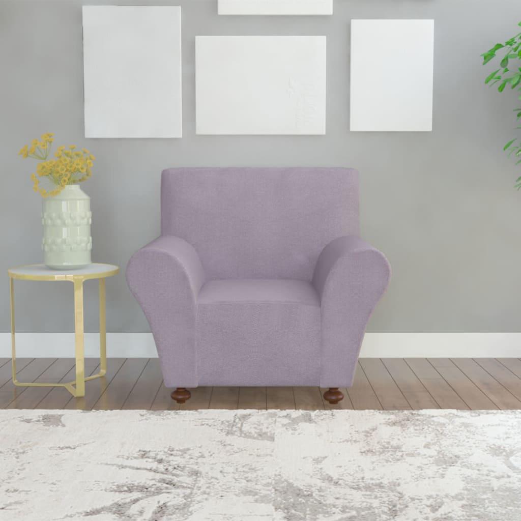 Sofaovertræk, stræk, gråt, polyesterjersey