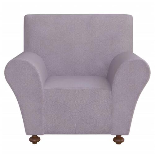 Sofaovertræk, stræk, gråt, polyesterjersey