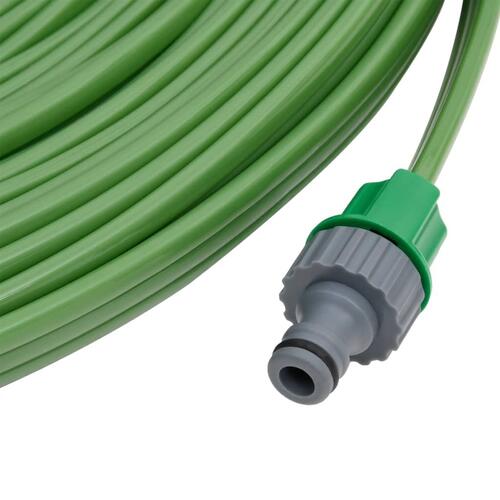 Sprinklerslange 3 rør 7,5 m PVC grøn