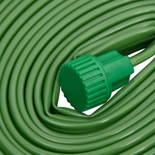 Sprinklerslange 3 rør 7,5 m PVC grøn