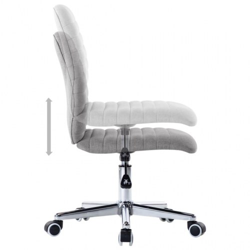 Spisebordsstole 6 stk. stof lysegrå