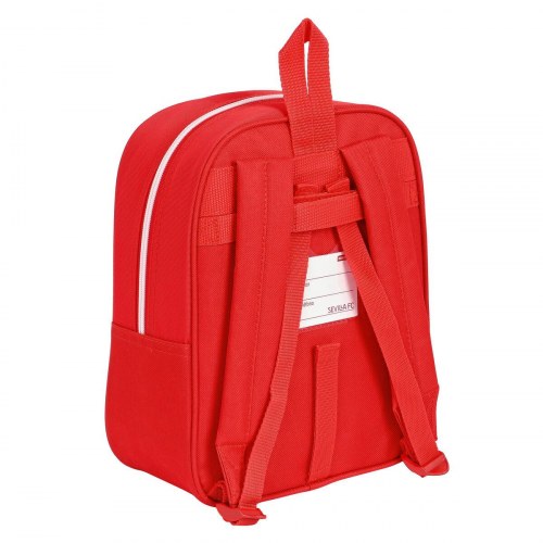 Skoletaske Sevilla Fútbol Club Rød 22 x 27 x 10 cm