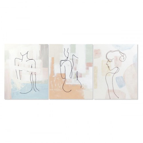 Lærredsmaleri i fyrretræ - 80 × 100 cm