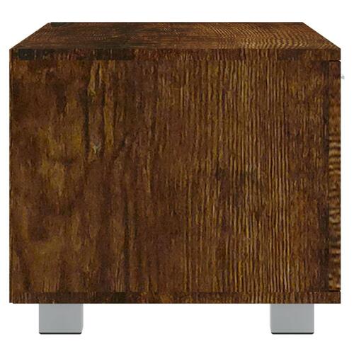 Tv-bord 120x40,5x35 cm konstrueret træ røget egetræ