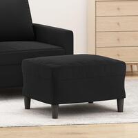 Fodskammel 60x50x41 cm velour sort