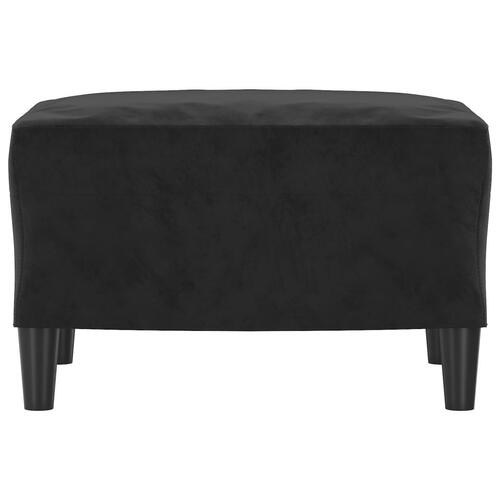 Fodskammel 60x50x41 cm velour sort