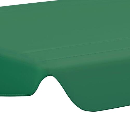 Baldakin til havegynge 150/130x105/70 cm grøn