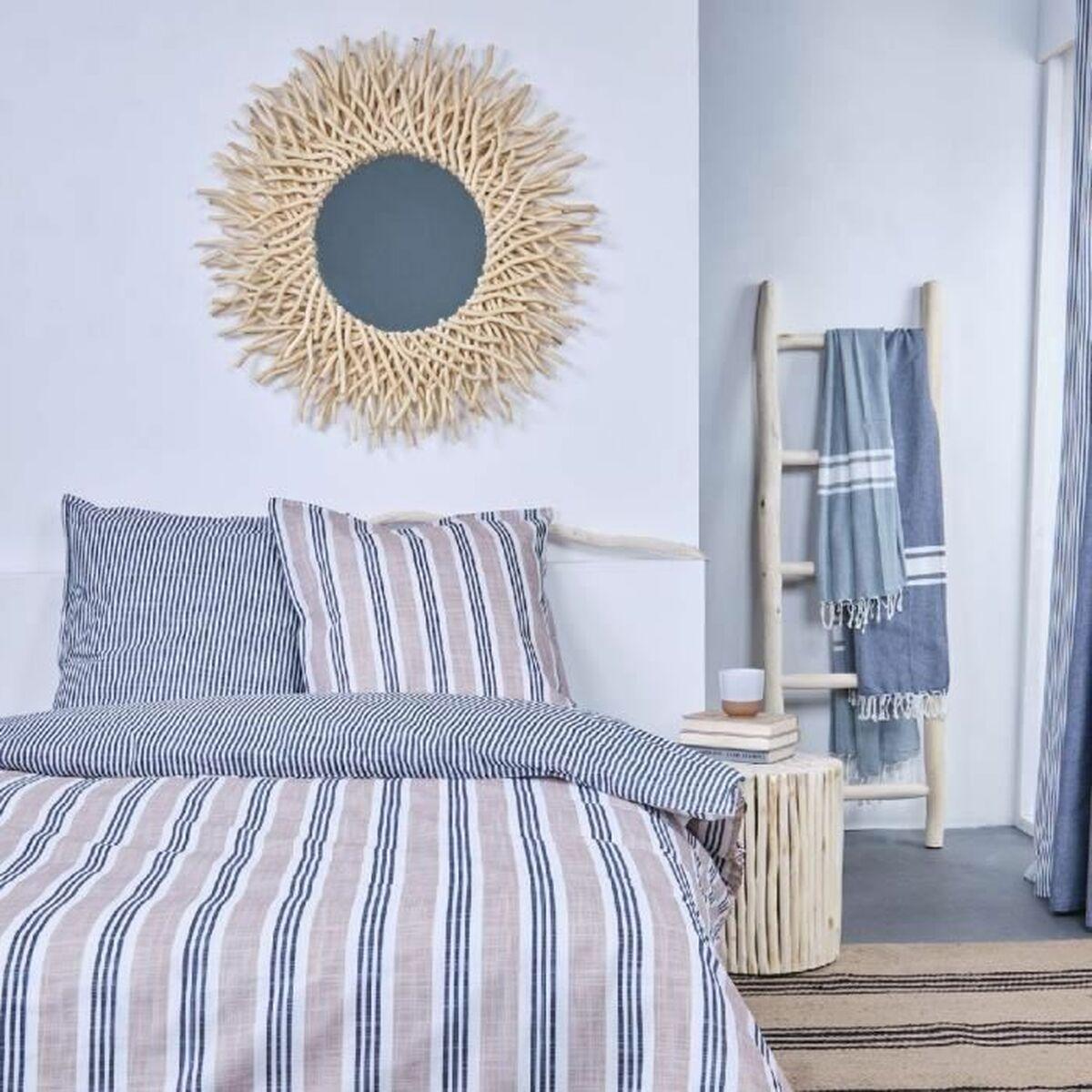 Dynebetræk 220 x 240 cm TODAY KARGO - stribet, 100% bomuld