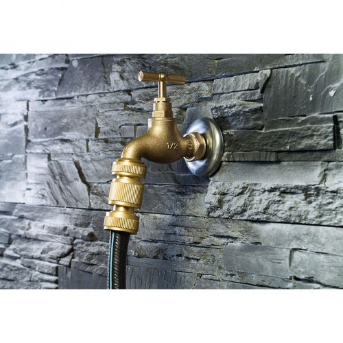 Cellfast slangeforbindelse til vandhane 3/4" - 1/2" kobber