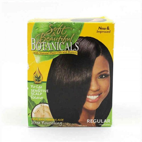 Soft & Beautiful Botanicals Relaxer Kit Regular - Glattende hårbehandling