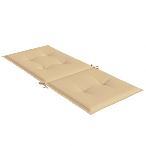 Stolehynder med høj ryg 6 stk. - meleret beige 120 x 50 cm