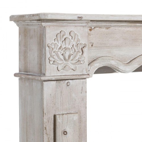 Kamin Hvid Gran Træ MDF 116 x 20 x 102 cm 82 x 77 cm