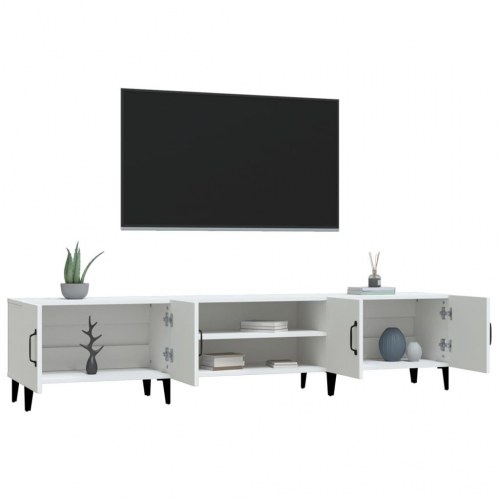 TV-skab 180 x 31,5 x 40 cm - hvid